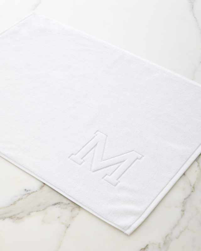 Auberge Monogrammed Tub Mat