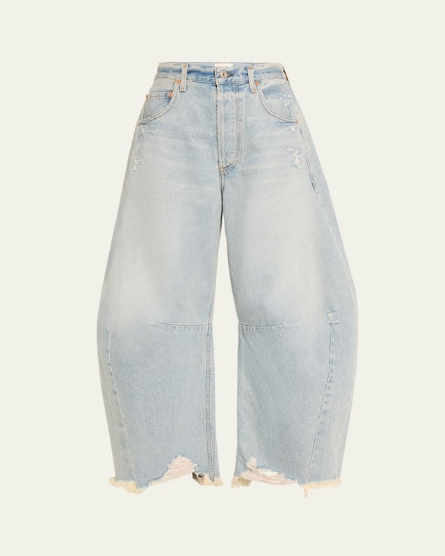 Horseshoe Frayed Jeans