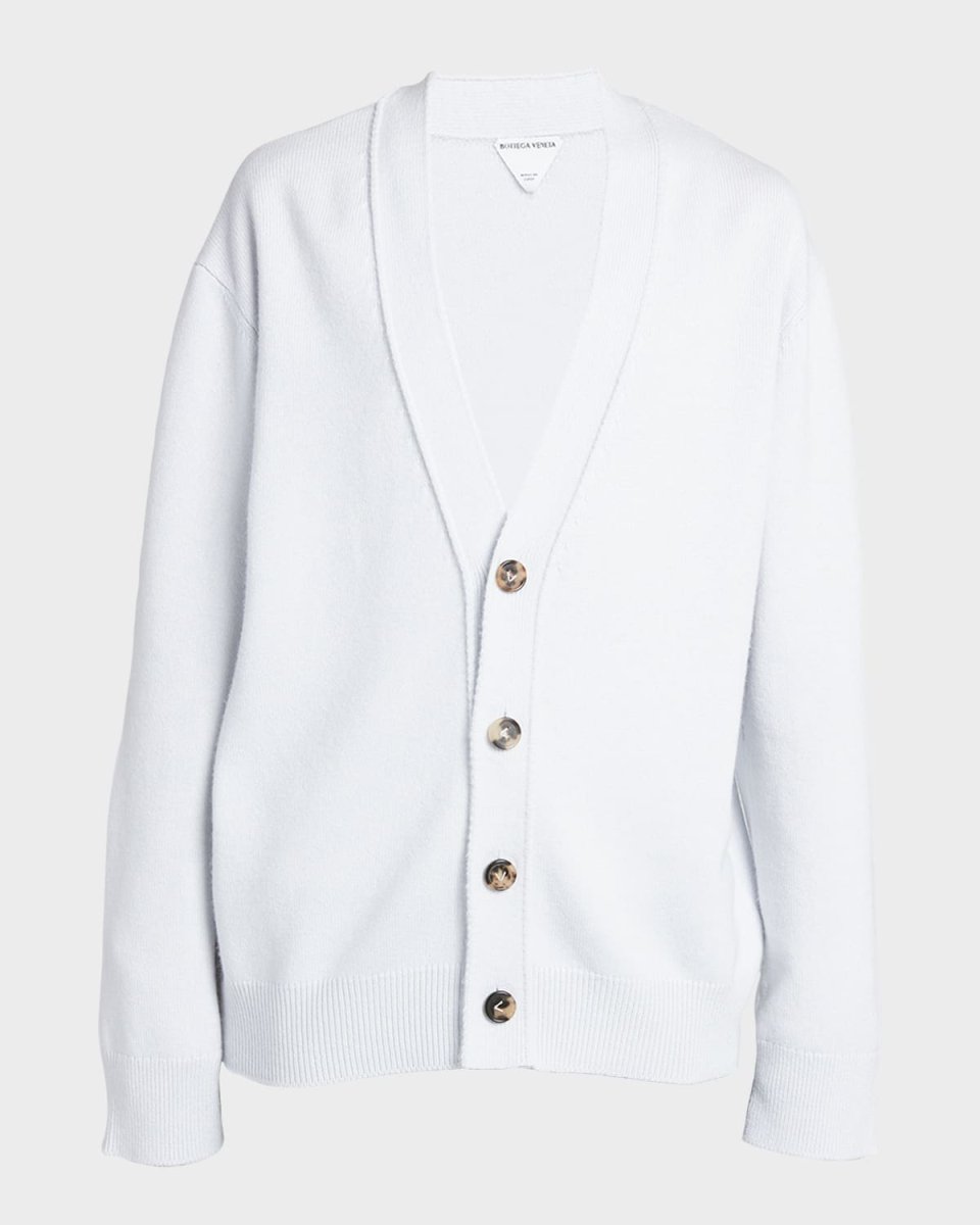 Classic Cashmere Cardigan with Intrec Patches