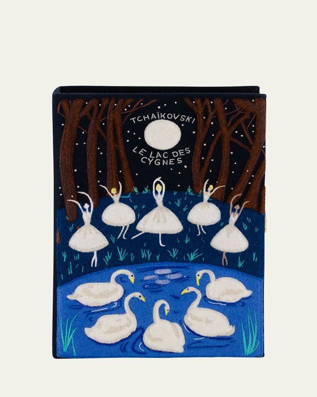Le Lac Des Cygnes Ballet Book Clutch Bag