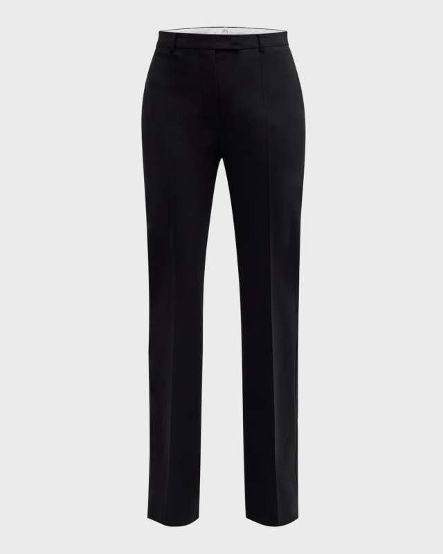 Mid-Rise Flare Trousers