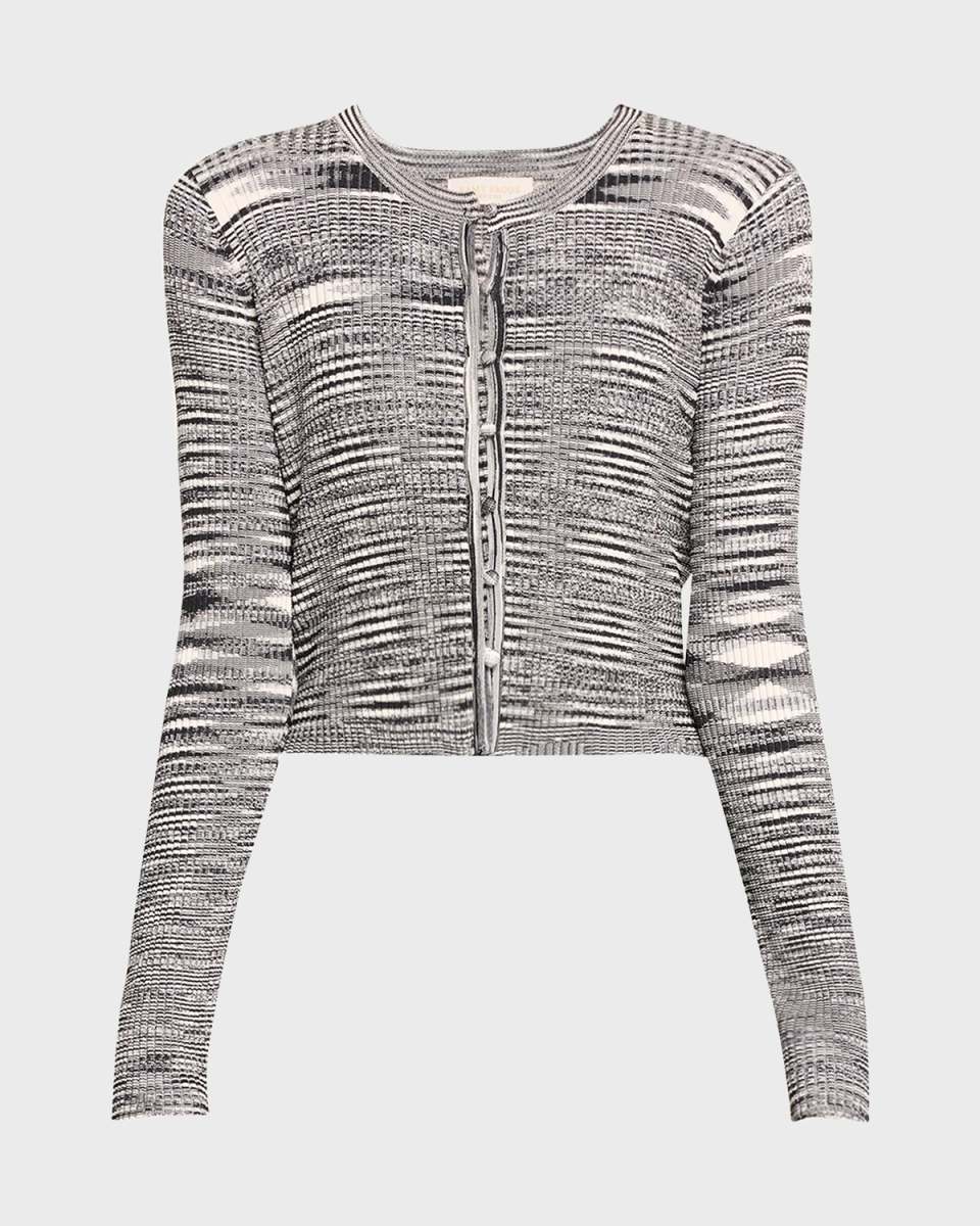 Angeline Heathered Knit Cardigan