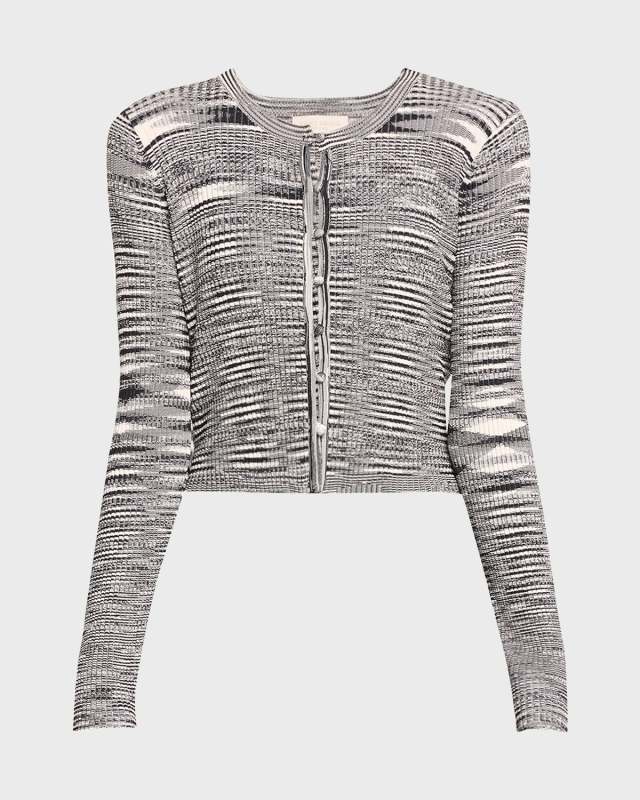 Angeline Heathered Knit Cardigan