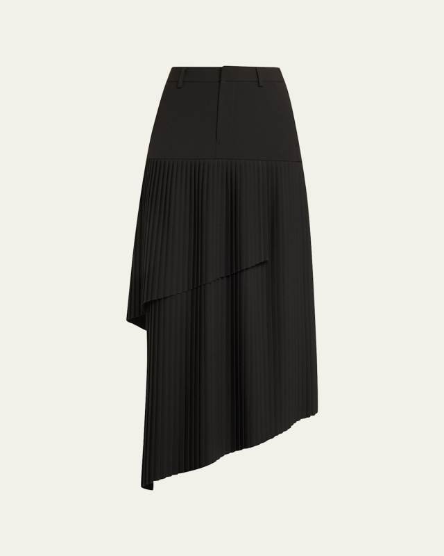 Long Pleated Skirt
