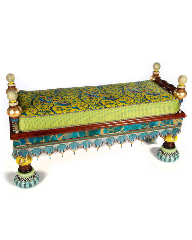 Ridiculous Peacock Bench