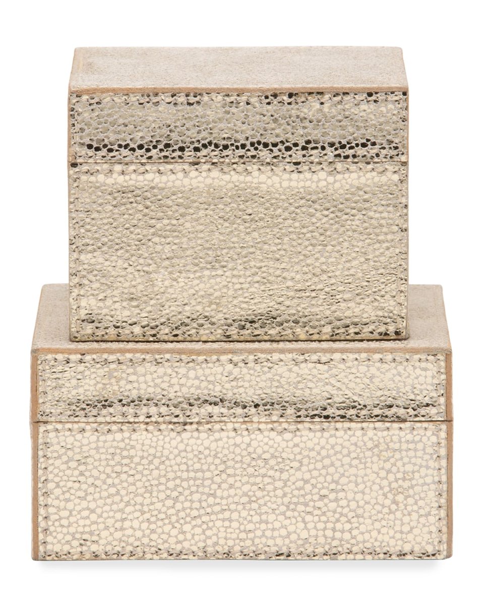 Viana Leather Box Set, Set of Two