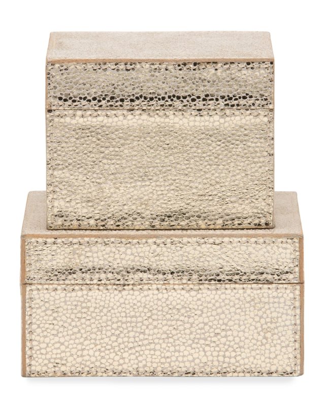 Viana Leather Box Set, Set of Two