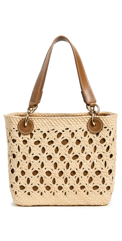 Themoire Kobo Open Straw Bag Natural