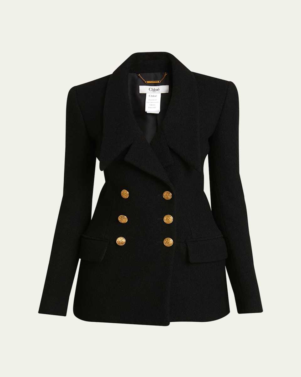 Micro Bouclette Blazer Jacket