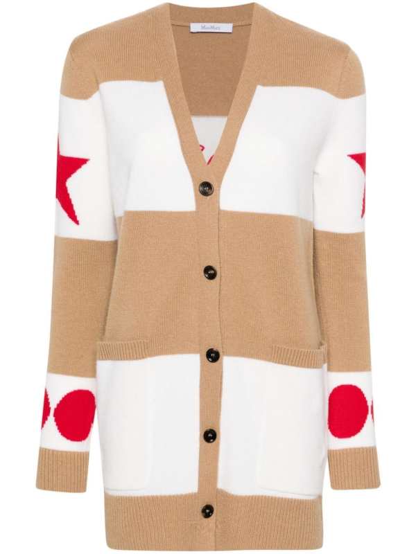 Valido 1951-motif striped cardigan