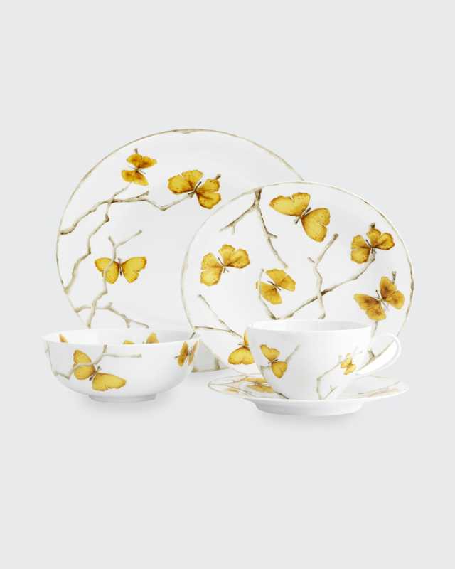 Butterfly Ginkgo Gold 5-Piece Place Setting