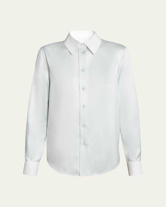 Silk-Blend Blouse