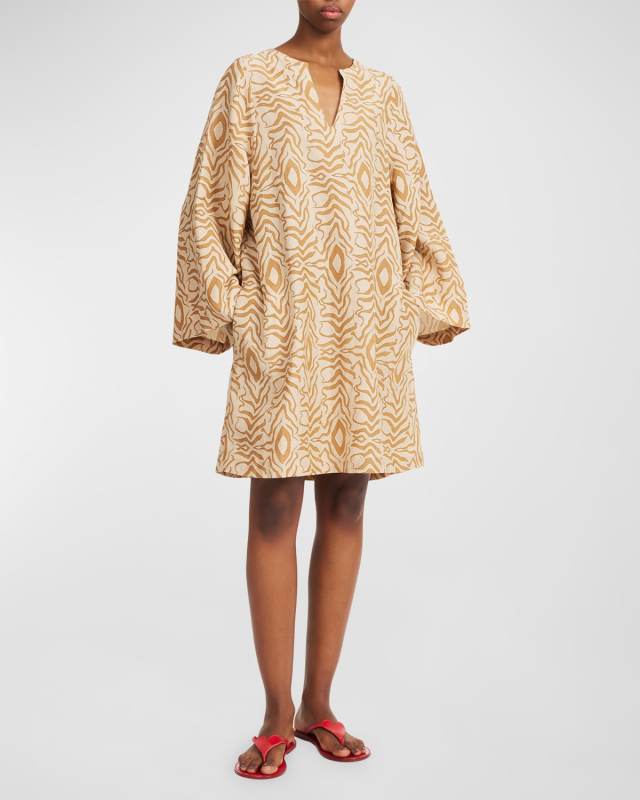 Kayles Animal-Print Shift Dress