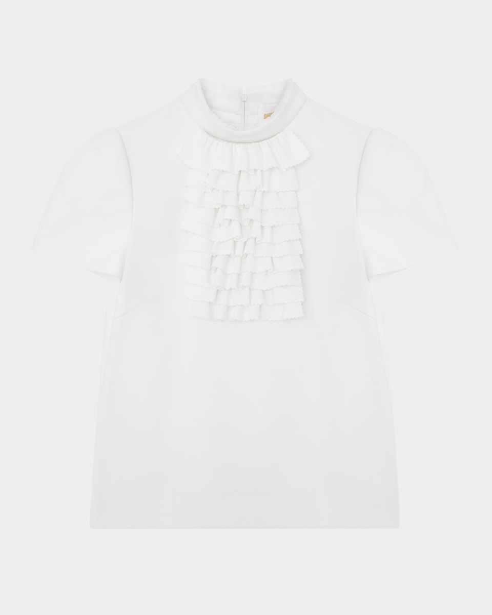 Embellished Stand Collar Blouse
