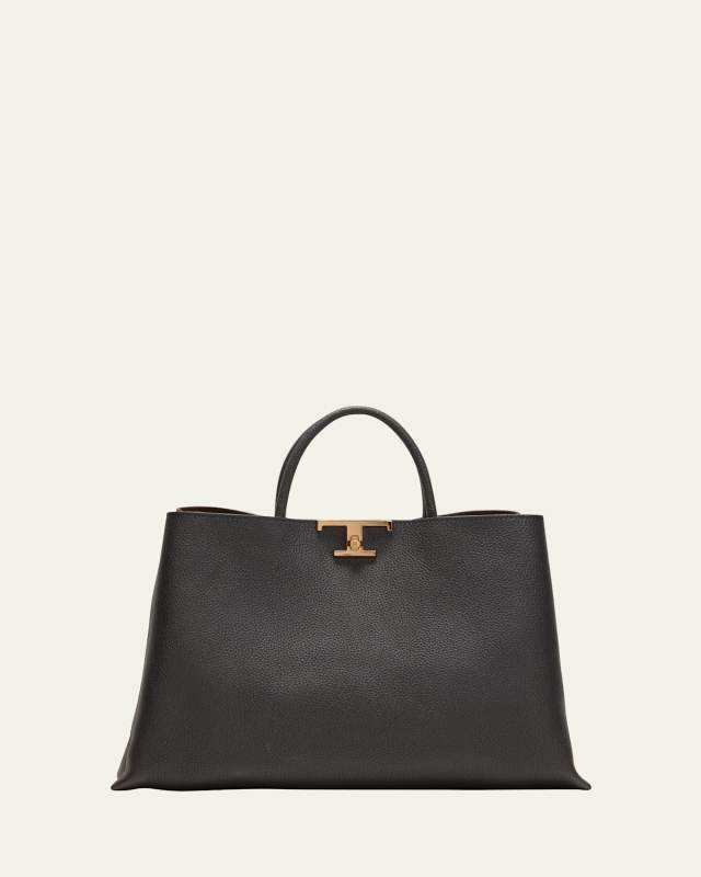 Calf Leather Top-Handle Bag