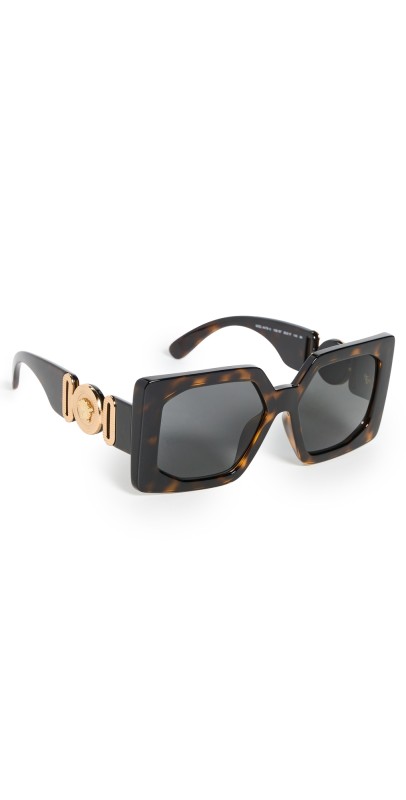 Versace Medusa Biggie Maxi Sunglasses Havana