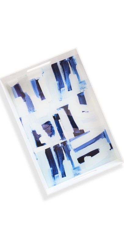 Kerri Rosenthal Chief Tray Indigo