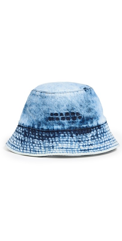 Isabel Marant Washed Denim Giorgia Hat Light Blue