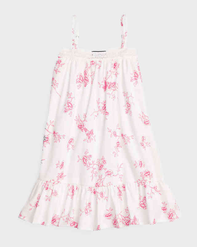 Kid's Lily Floral-Print Nightgown, Size 6M-14