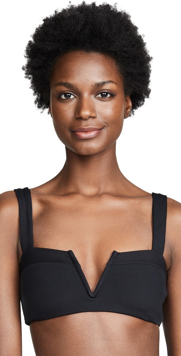 LSPACE Lee Lee Bikini Top Black
