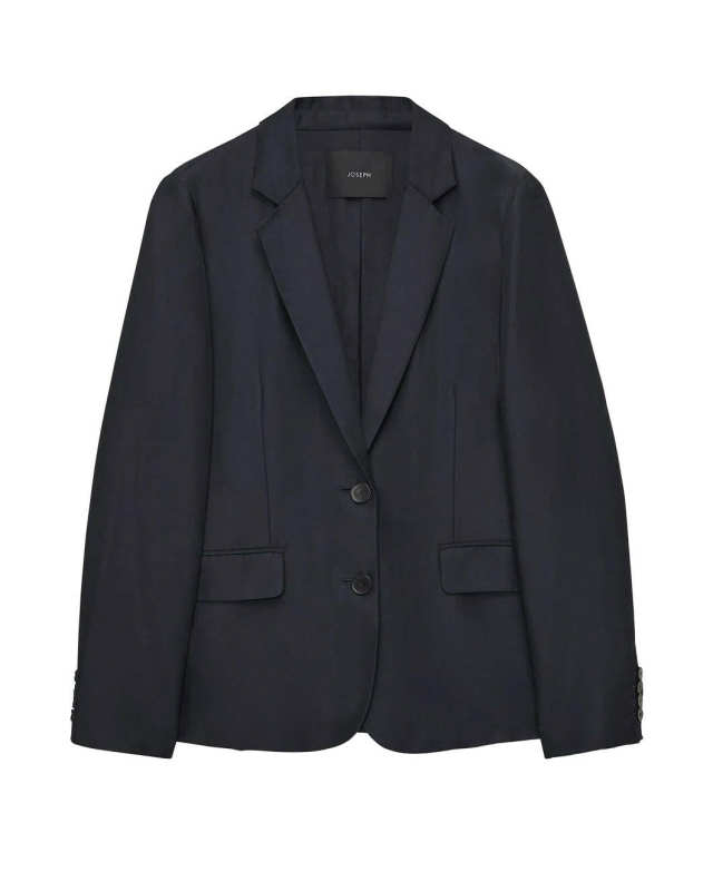 Soft Cotton Silk Belmore Jacket