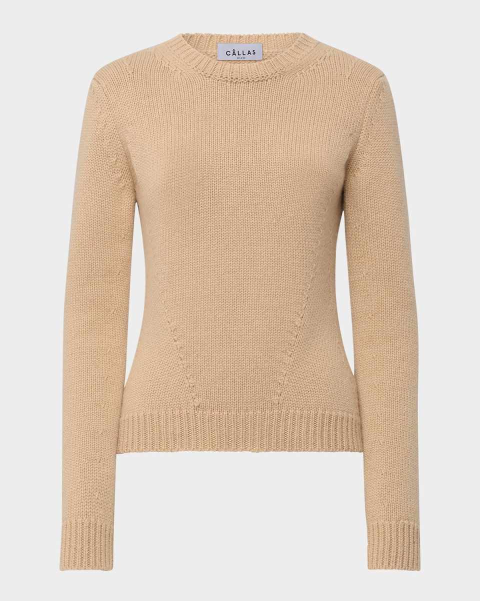 Jeanne Cashmere Crewneck Sweater