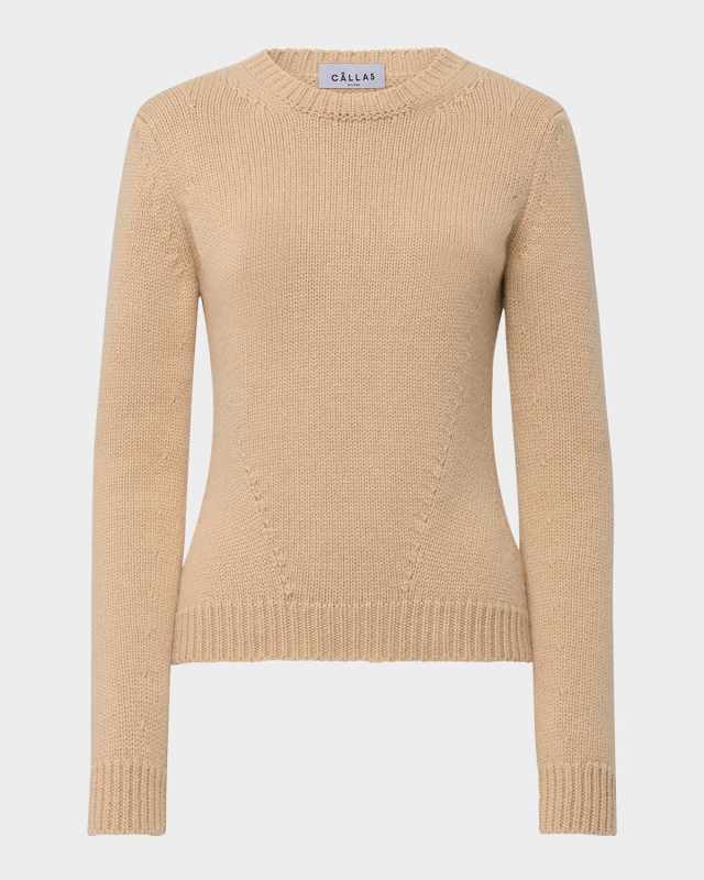 Jeanne Cashmere Crewneck Sweater