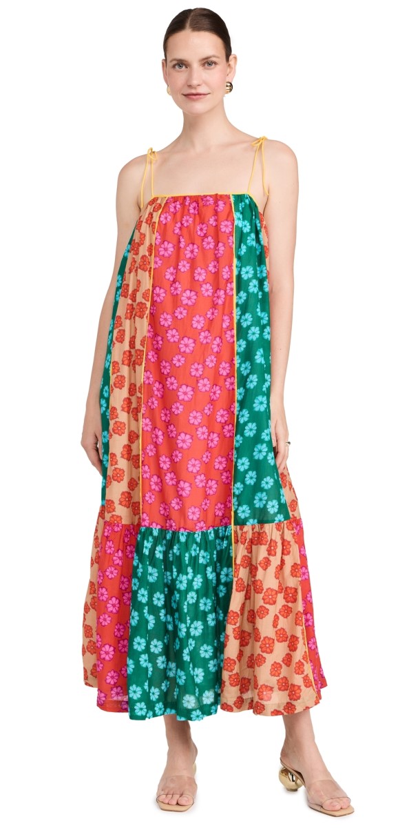 RHODE Sylvana Dress Multi Bombay Bloom Ditsy