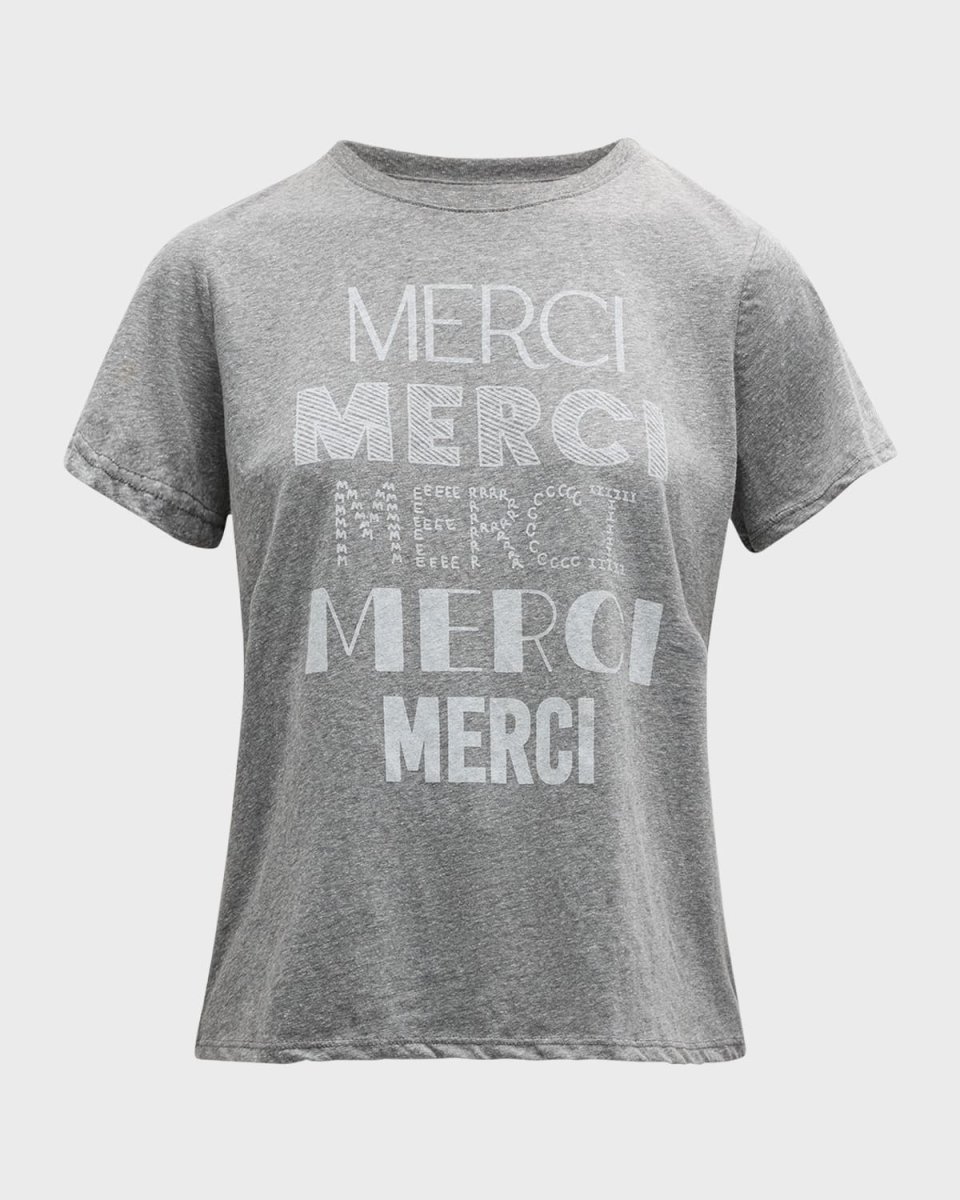 Multi Merci Print Short-Sleeve T-Shirt