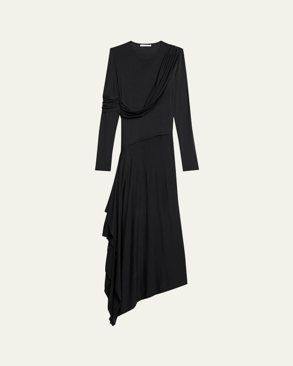 Draped Knit Protection Dress