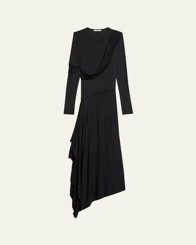 Draped Knit Protection Dress