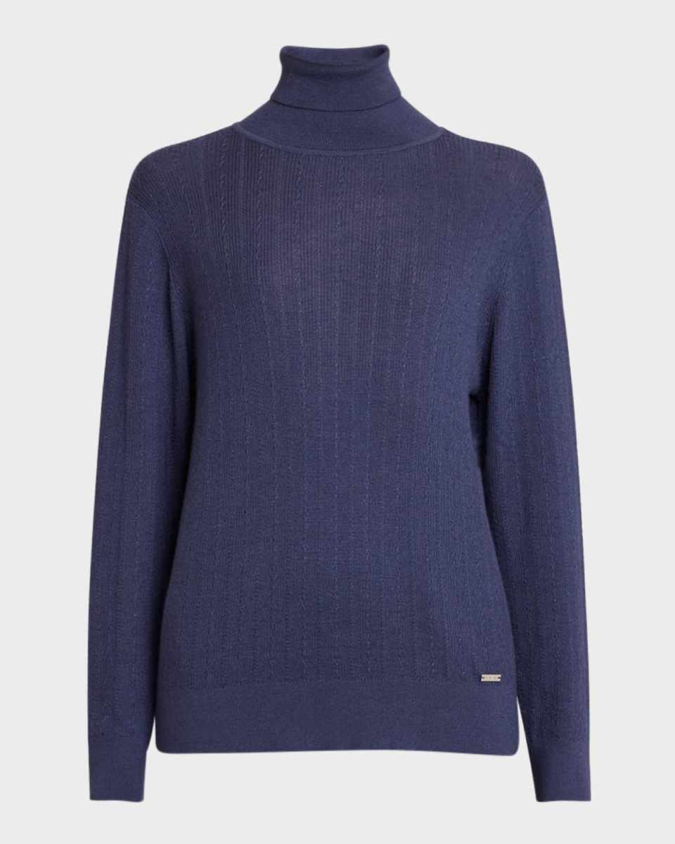 Cashmere-Blend Turtleneck