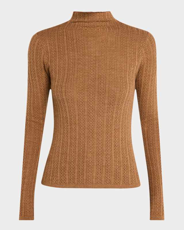 Tina Long-Sleeve Merino Turtleneck