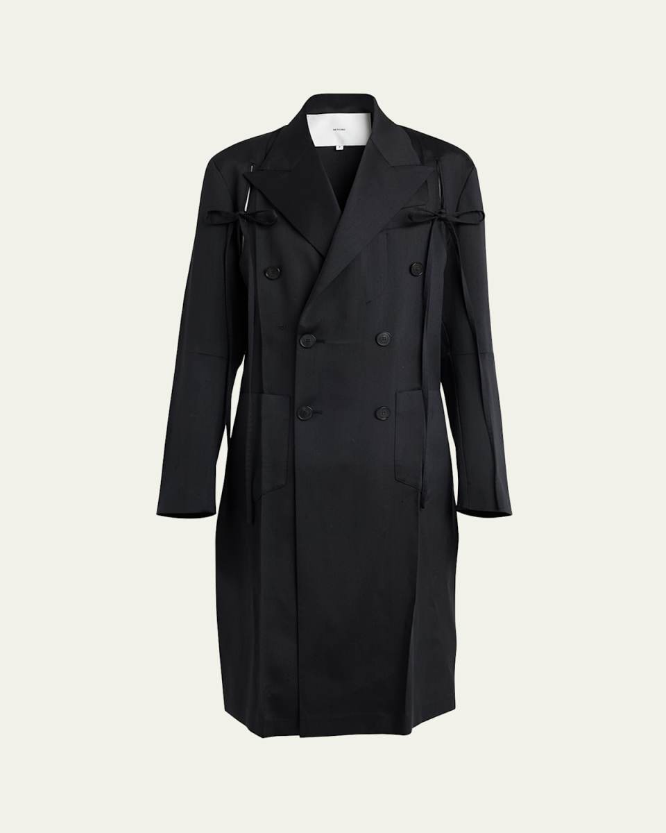 Geisha Double-Breasted Belted Silk Jacket