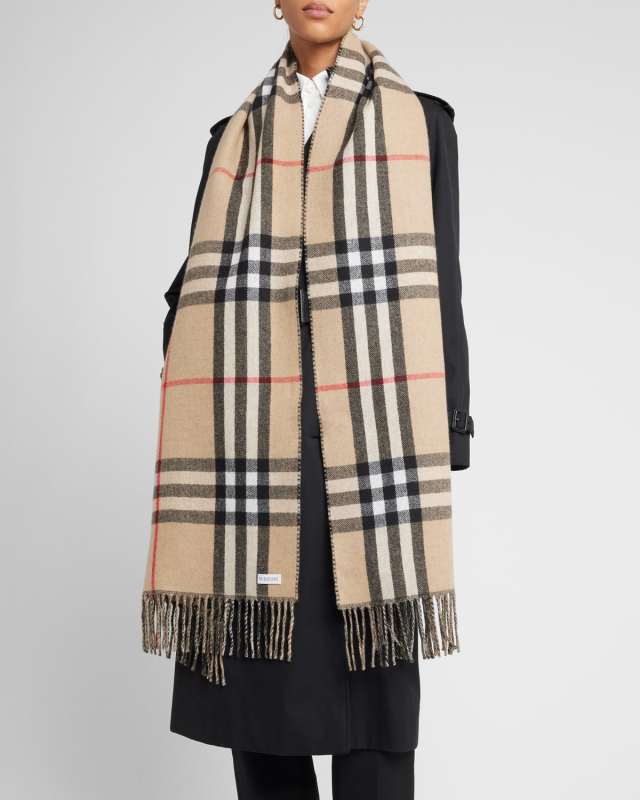 Knight Sketch Cashmere Scarf