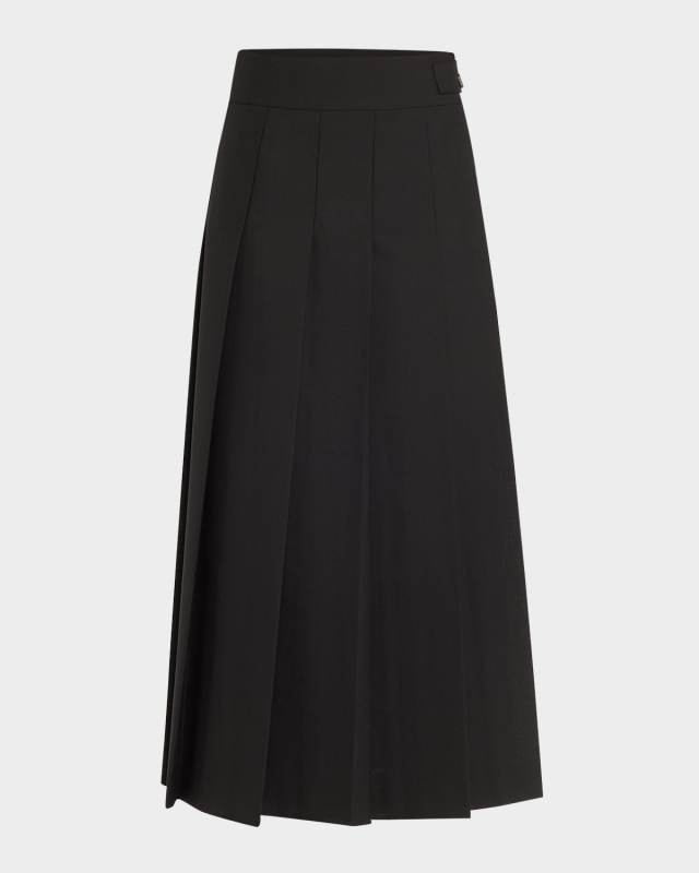 Plisse Wrap Skirt