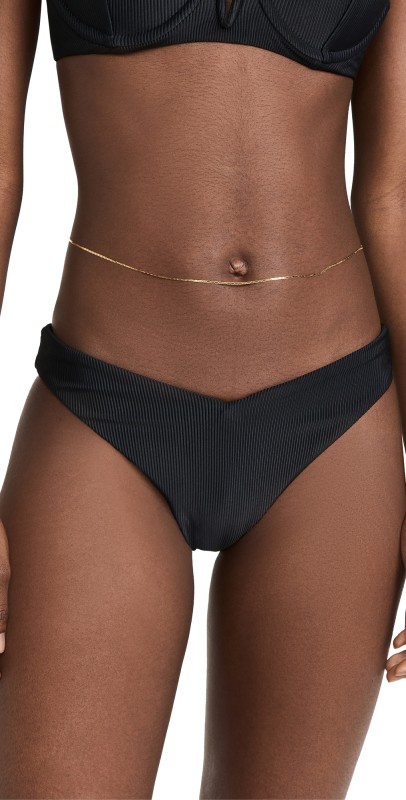Beach Riot Vanessa Bikini Bottoms Black
