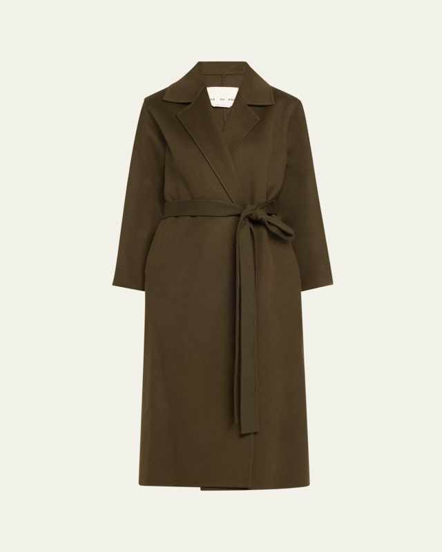 Caroline Belted Wool Cashmere Coat