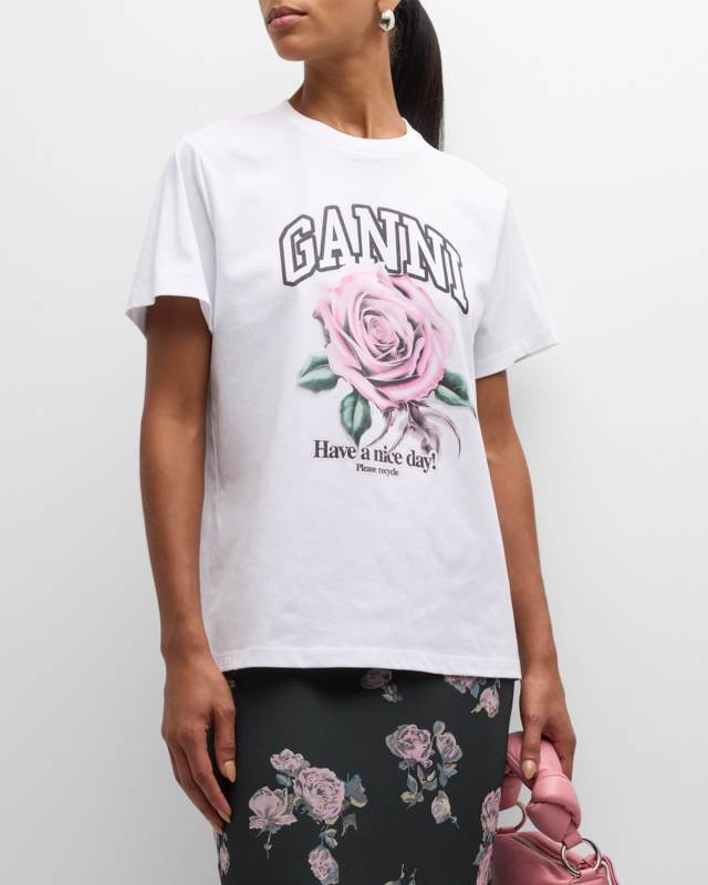 Rose Basic Jersey T-Shirt