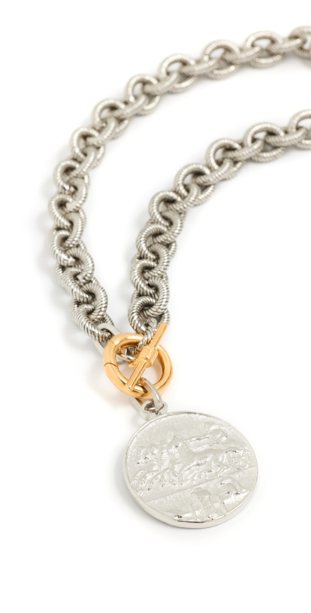 Elizabeth Cole Presley Necklace Gold