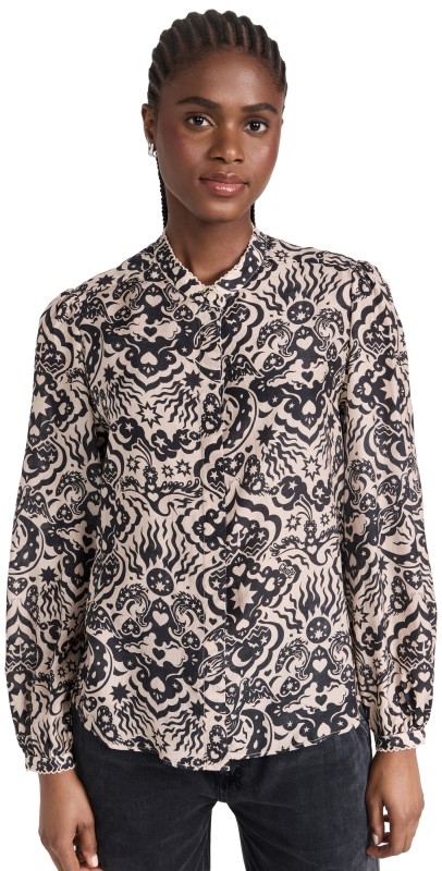 Chufy Gardenia Blousetencil Black