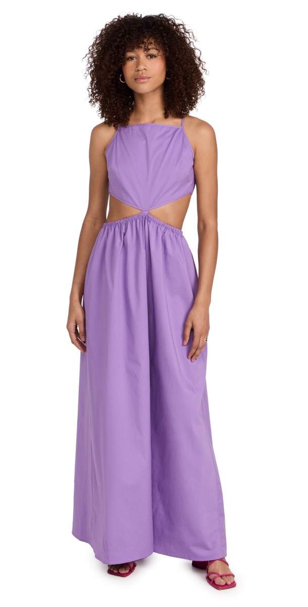 STAUD Myla Dress Amethyst