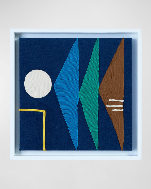 Monterey Triangles Corded Art