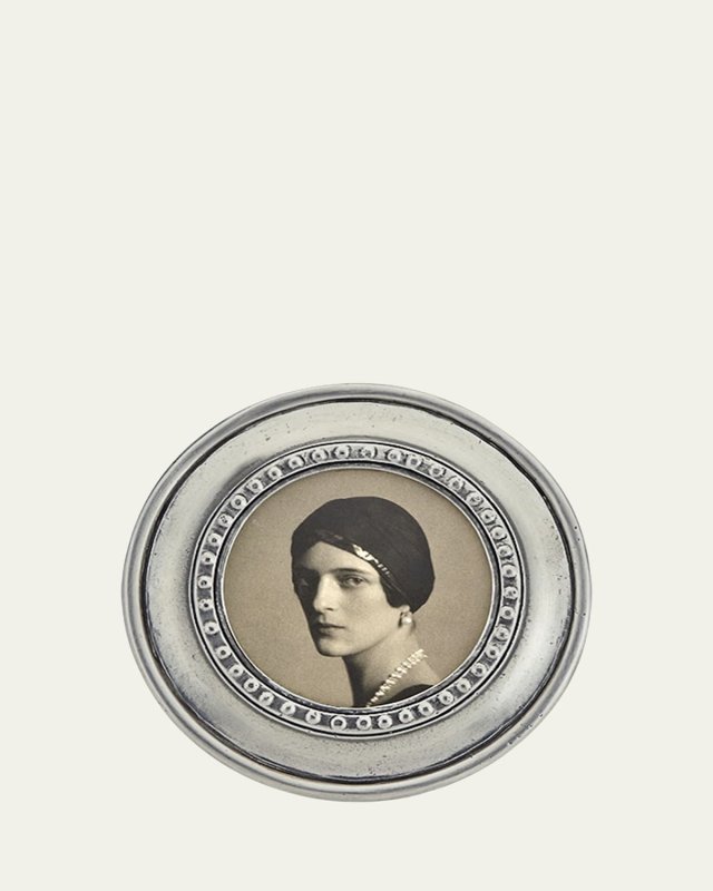 Small Veneto Round Frame