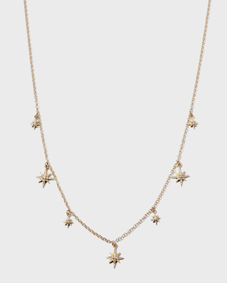 Rose Starburst Adjustable Necklace