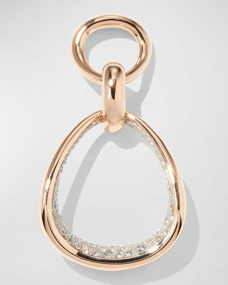 18K Rose Gold Fantina Pendant with Diamonds