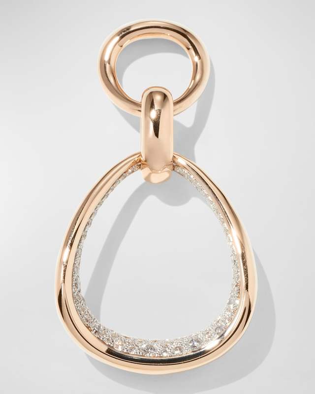 18K Rose Gold Fantina Pendant with Diamonds