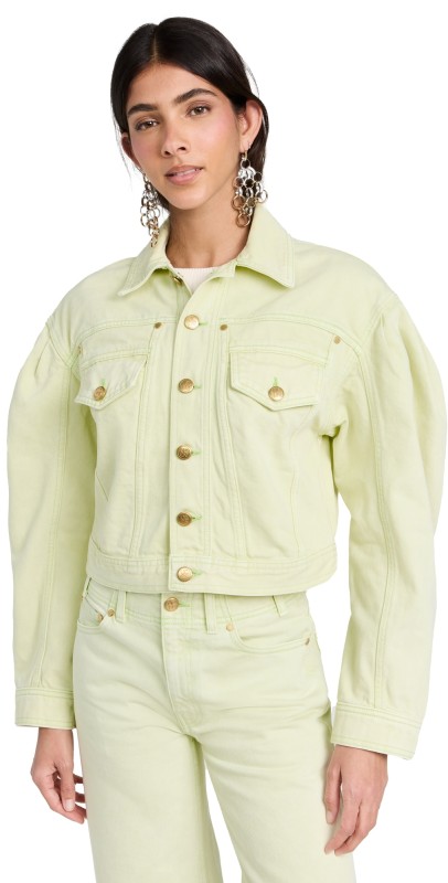 Ulla Johnson The Cosette Jacket Pistachio Wash