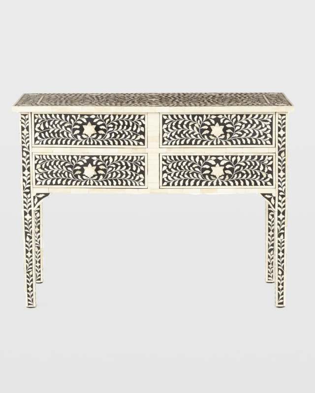 Pearland Bone Inlay Console