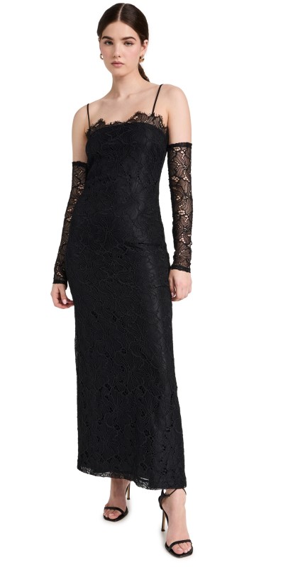 Alexis Rishell Dress Black Lace